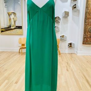 H & M, Emerald dress,new with tags US 6
